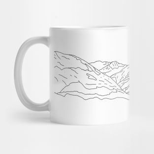 Mountain drawing Mug